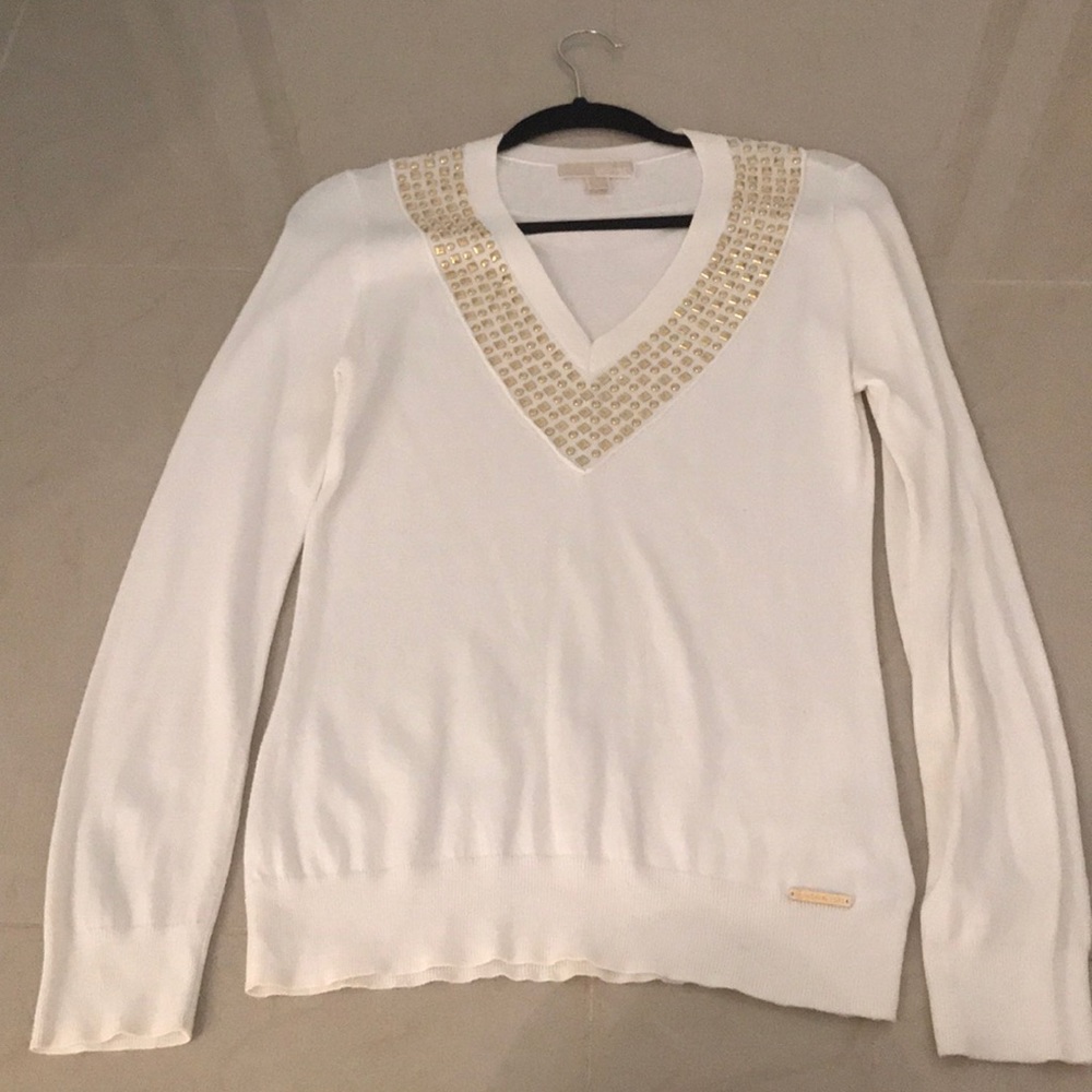 Auth. Michael Kors v neck sweater